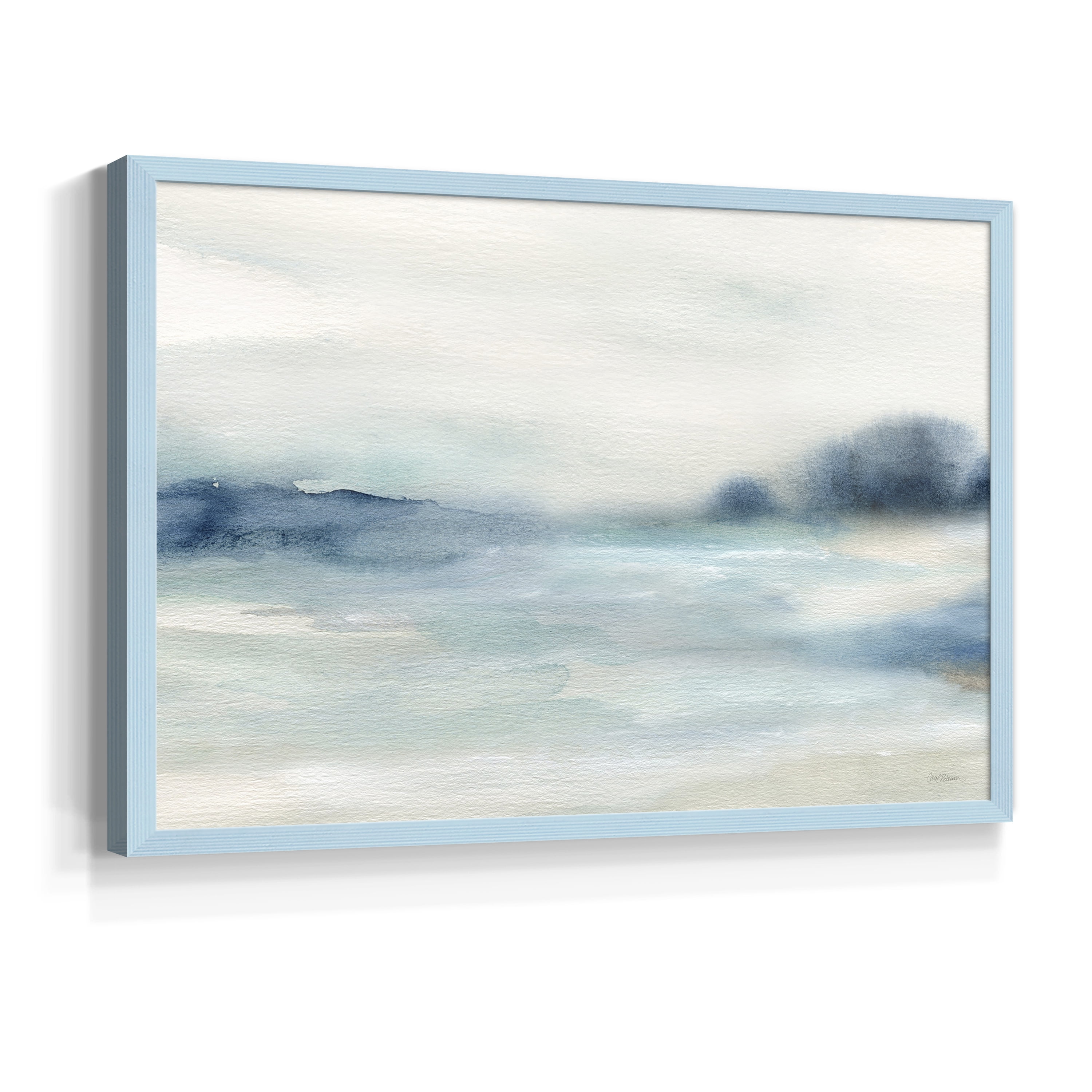 Simply Soft Morning by Carol Robinson - Restickable Framed Giclée Print