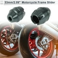thumbnail image 2 of Slider de marco de motocicleta de 16mm, protector de guardabarros de aleación de aluminio, protección contra choques, tono titanio, 2 Pcs, 2 of 7