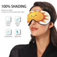 thumbnail image 5 of IAUYY Sleep Mask, Super Soft Eye Masks with Adjustable Strap, Lightweight Comfortable Blindfold,Perfect Blocks Light for Men Women Cartoon Sun, 5 of 7