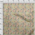 thumbnail image 3 of oneOone Rayon Pale Yellow Fabric Sea Shells Pattern Sewing Material Print Fabric By The Yard 56 Inch Wide, 3 of 8