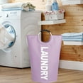 thumbnail image 4 of de vandería Grande Oxford Almacenamiento Plegable con Bolsa de 115 L Cesto de vandería Papelera de vandería para Arma Violeta Macarena Cesto de la ropa, 4 of 8