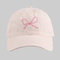 thumbnail image 2 of Beach Hats for Women Women Cute Bow Preppy Trucker Sun Cap Hiking Travel Light Pink One Size, 2 of 4