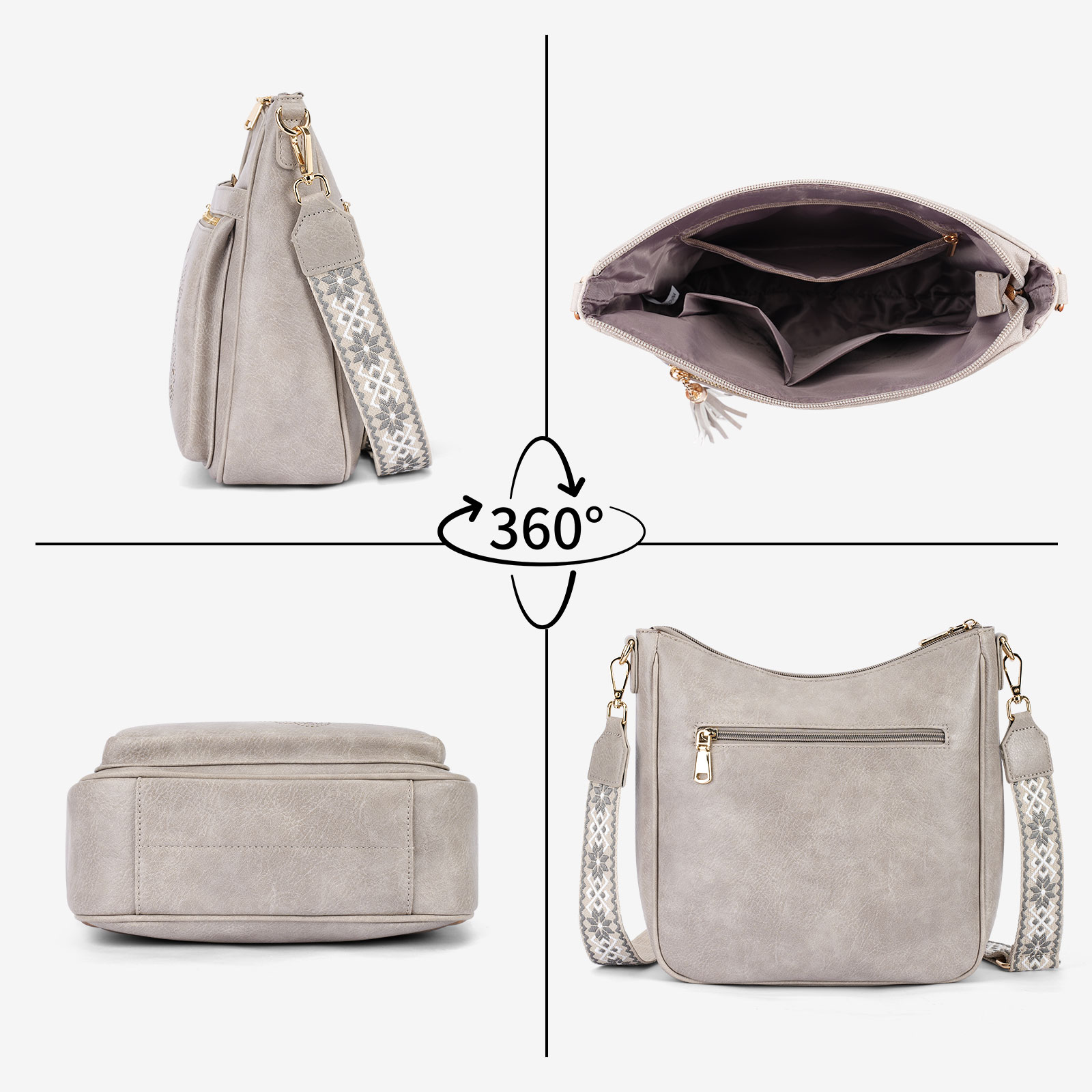 [Mother’s Day Gift Present] APHISON Ladies Crossbody Bags Lightweight Shoulder Bags, Crossbody Purse With Adjustable Strap For Daily Life