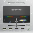 thumbnail image 4 of Sceptre Monitor Gaming Curvo de 24" 1080p hasta 165Hz DisplayPort HDMI 99% sRGB, Máquina de Altavoces Incorporados AMD FreeSync Negro (C248B-FWT168), 4 of 5