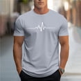 thumbnail image 2 of Eres Más Que una Camisa de Puntuación de Prueba Nueva Moda Casual Hombres Imprimir Camiseta Deportiva Manga Corta Blusas de Cuello Redondo, 2 of 9