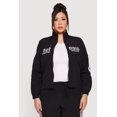 thumbnail image 2 of Women's Plus Size Not Now Embroidered Windbreaker, 2 of 5