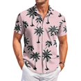 thumbnail image 3 of HAJWOH Hawaiian Shirt for Men Casual Button Down Short Sleeve Summer Beach Shirts Loose Fit Floral Print Tropical Tops, 3 of 7