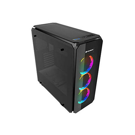 Compucase Enterprises PURITASRGB Cougar Puritas Rgb No Power Supply Atx Mid Tower W/ (Best Mid Tower Case With Window)