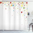 thumbnail image 1 of Ambesonne Colorful Shower Curtain, Spots Like, 69"Wx84"L, Multicolor, 1 of 3