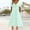 01 Mint Green, variant on Awdenio Womens Dresses Button V Neck Summer Maxi Dress Tie Short Sleeve Eyelet Dresses Solid Loose Beach Dress with Pockets