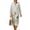 White and Green - Fish, variant on DISNIMO Bird Flower Print Womens Casual Maxi Dresses Loose V Neck Shift Dress Casual 3/4 Sleeve Dresses Imitation Linen Fashion Long Dress for Women, S