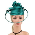 thumbnail image 5 of TRUBKH Tea Hats for Women Tea Party Hats for Women High Tea Hats for Women Women's Fascinators Fascinators for Women Fascinator Hats for Women Tea Hats for Women 2025 Green One Size, 5 of 7