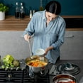 thumbnail image 4 of Juego de utensilios de cocina de acero inoxidable, 2 piezas Standcn, todas las herramientas de cocina de metal, 4 of 5