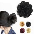 thumbnail image 2 of FLORATA Hair Bun Extensions Curly Messy Updo Donut Chignons Hairpiece, 2 of 8