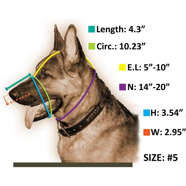 Dean and Tyler Wire Basket Muzzle Size No. 5 Weimaraner