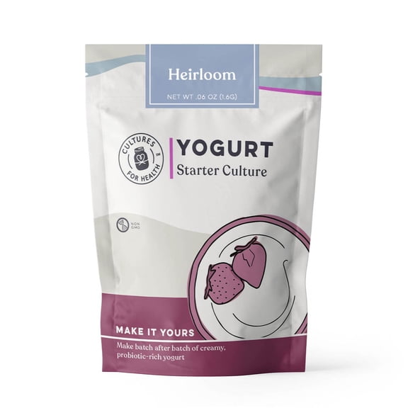 Cultures For Health Heirloom Yogurt Starter Cultures, 4 Count Variety Pack