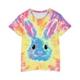 thumbnail image 4 of THDHVS Toddler Summer T-shirts,Summer Casual Tops for Kids,Girl Short Sleeve Tees Easter Graphic Cotton Summer T-Shirts Multicolor 9-10 Years, 4 of 4