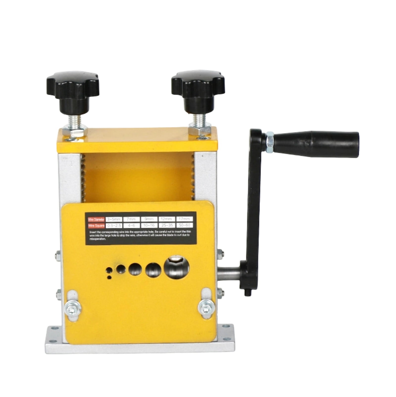 Efficient Automatic Manual Wire Stripper 6 Hole for 3-17mm Cables Portable Home Stripping Machine