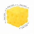 thumbnail image 2 of Cheese Squishy, Slow Rising Squishing Butter Stick - Realistic Slow Rising Food Fidget for Stress Relief & Anxiety Relaxation, 1.6-Inch, 2 of 7