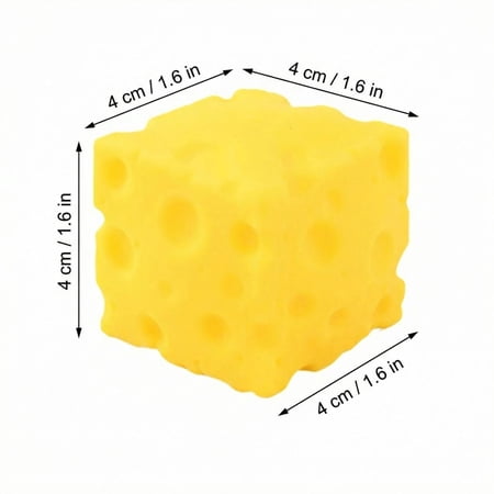 Clearance！2026 Upgraded Yellow Cheese Squishy, Slow-Rising Squeeze Cheese, (1.6 Inch——1Pc)