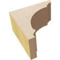 thumbnail image 6 of 2"W x 4"D x 4"H Classic Hughes Rough Cedar Woodgrain TimberThane Corbel, Primed Tan, 6 of 6