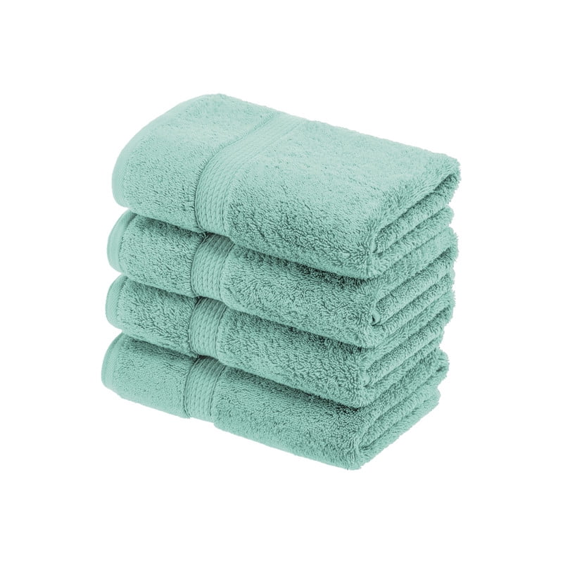 Superior 800 GSM Egyptian Cotton 3-Piece Towel Set, Soft Ultra Absorbent Towels, White