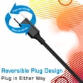 thumbnail image 3 of Maxell USB Type C Heavy Bass Earbuds, Built-in Microphone, Type C Chipset Compatible with iPhone 14, Samsung, OnePlus, Google Pixels, Motorola, Sony, Lenovo, Huawei, iPad, MacBook’s (199261), Black, 3 of 5