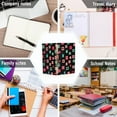 thumbnail image 6 of FORMRS 1-Subject Spiral Notebook 8" x 5" College Ruled 60 Refillable Sheet A5 Hard Cover, Red Block Pattern, 6 of 7