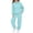 Light Blue, variant on Afuyipoi Girls Casual Heart Graphic Fleece Lined Pullover Hoodie and Active Tracksuit Pants Set 2-13Y Green Size 2T
