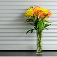 thumbnail image 4 of WGV Clear Square Glass Block Vase - 6" Wide x 20" Height, Good quality, Heavy Weighted Base - 1 Pc, 4 of 7