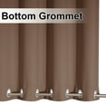 thumbnail image 5 of NICETOWN 2 Panels Outdoor Curtains for Patio Waterproof Top and Bottom Grommet, W52 x L95, Tan, Thermal Insulated Rustproof Blackout Outdoor Drapes, Windproof & Keep Privacy, 5 of 11