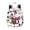 D, variant on Mini Backpack for Women, Butterfly Letter Print Small Backpack with Adjustable Strap, Colorful Star Puffy Sling Bag, 26 Letters Available for Travel Daily Streetwear