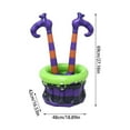 thumbnail image 3 of Halloween Party Decorations Inflatable Witch Leg Cooler Bucket for Drinks Ice Bucket Serving Supplies for Themed Events Unique Halloween Festive, 3 of 9