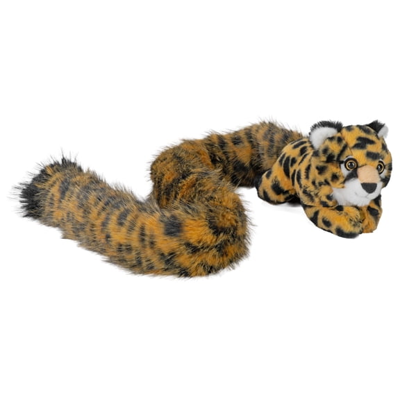 Wild Republic Tailkins Cheetah, Stuffed Animal, 40 inch, Plush Toy, Fill is Spun Recycled Water Bottles