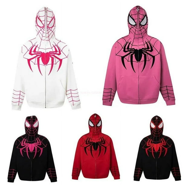 Sudaderas con capucha de Marvel Spider Man para hombre y mujer ropa con estampado Digital 3d sudaderas de hip hop con cremallera ropa superior regalos 2023 Walmart en linea