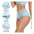 thumbnail image 3 of Calzoncillo Mujer Cintura Alta Braga Cómoda Algodón 5 Piezas, 3 of 5
