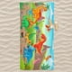 thumbnail image 1 of Toalla de Playa Extragrande con Estampado de Dinosaurios | Terciopelo de Doble Cara de Fibra Fina | Toalla de Baño Suave, Absorbente y de Secado Rápido | Toalla de Piscina Ligera y Plegable para Viaj, 1 of 5
