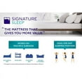 thumbnail image 6 of Signature Sleep Tranquility 8" Twin XL Memory Foam Mattress, 6 of 14