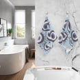 thumbnail image 5 of Coolnut Towels Set of 2-Abstract Eye Blue Print for Bathroom Kitchen Travel 16×28 inch, Cotton Bath Towels Lightweight Quickdry for Bathroom Ktichen Travel SPA Gym, 5 of 6