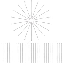 600pcs Head Pins 50mm 304 Stainless Steel Flat Head Pins Metal Jewelry Making Pins 0.7mm(21 Guage) Beading Pin for DIY Jewelry Making