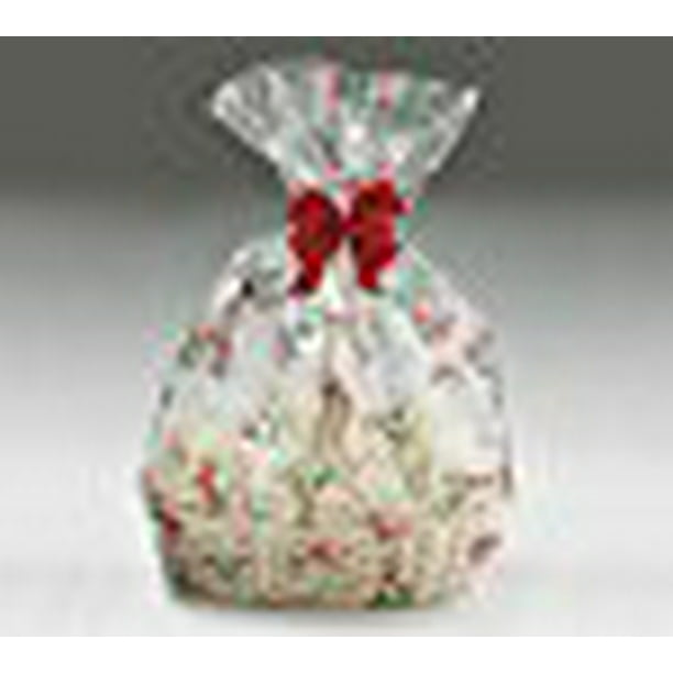 A1BakerySupplies Clear Cello Cellophane Bags Gift Basket Package Flat Gift Bags 5 Pack (24 In X