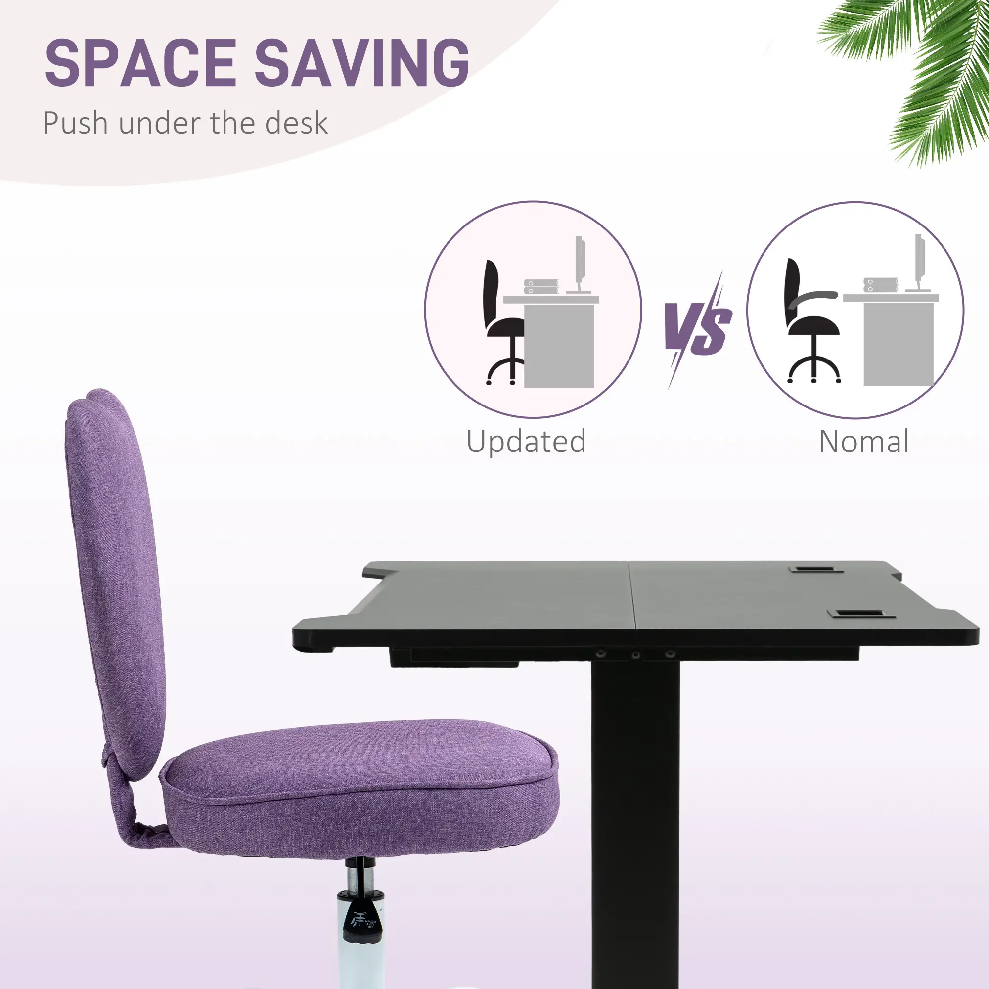 Full Size Fabric Accent Chairs, Heart Love Shaped Back Design Office Chair, Purple Accent Chairs,Fabric,Steel Modern Accent Chairs, Furniture Primary Living Space Chairs & Accent Seating