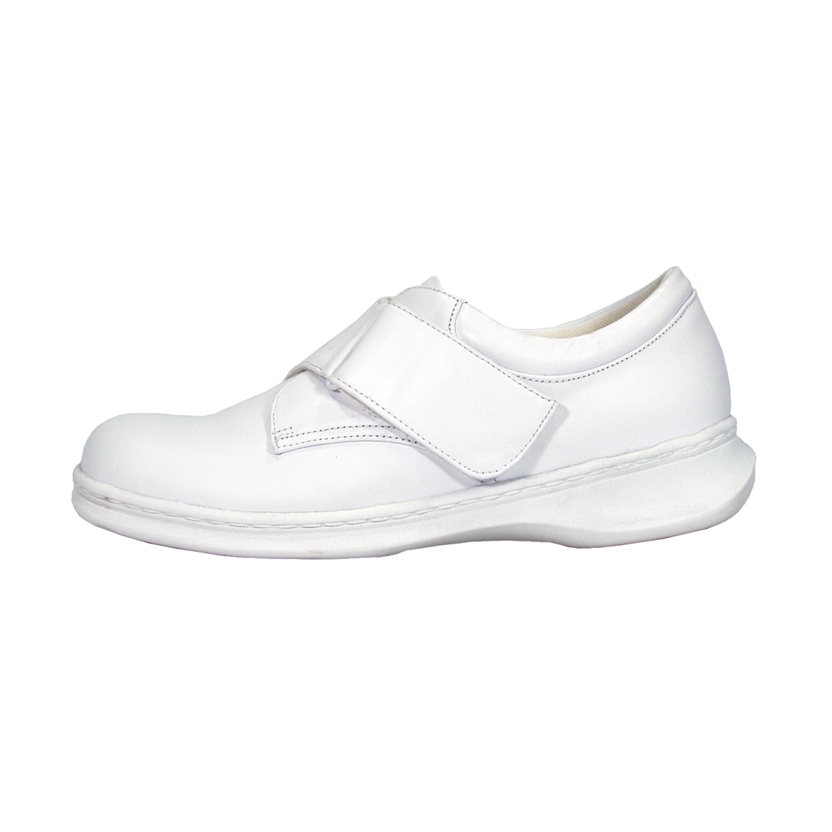 24 HOUR COMFORT Adelia Wide Width Professional Sleek Shoes WHITE 11