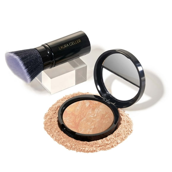 Set de maquillaje LAURA GELLER NEW YORK Foundation con brocha Kabuki