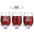 thumbnail image 2 of Happy Mother's Day Wirehaired Pointing Griffon with Sweets and Flowers at a Picnic 15oz Stemless Wine Glass Mug Dog Lover Wine Glasses Cup - 13005, 2 of 5