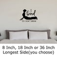 thumbnail image 2 of I Bend So I Dont Break Funny Yoga Stretch Zen Strength Wall Decals for Walls Peel and Stick wall art murals Black Small 8 Inch, 2 of 2