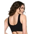 thumbnail image 4 of Paramour by Felina | Body Smooth Seamless Wireless Bralette 2-Pack (Black, Large), 4 of 4