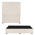 thumbnail image 1 of Box Base Cama King Size + Cabecera Ikki Dicasa Crema, 1 of 8