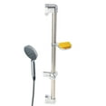 thumbnail image 3 of XISAOK Stainless Steel Shower for Head Holding Rod With Soap Box Adjustable Lifting Rod, 3 of 8