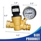 thumbnail image 3 of RV Water Pressure Regulator, Adjustable Handle Brass Water Pressure Regulator with Gauge and Inlet, 3 of 5
